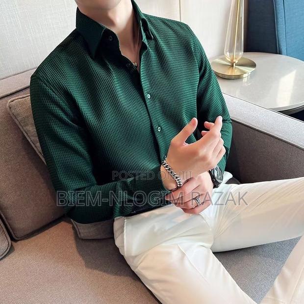 High Quality Executive Long Sleeve Plain Shirts Available in Stock · Photo 1