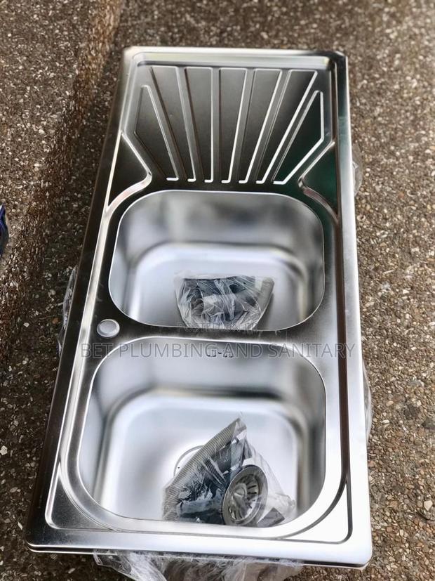 Two Bowl Block and Cabinet Sink_2b1a Kitchen Sink_completed · Photo 1