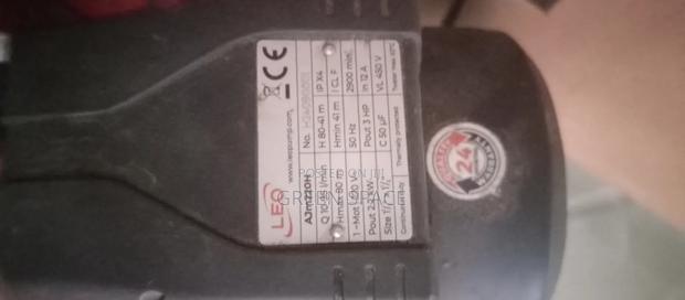 Water Pump 3hp Leo External Pump · Photo 2