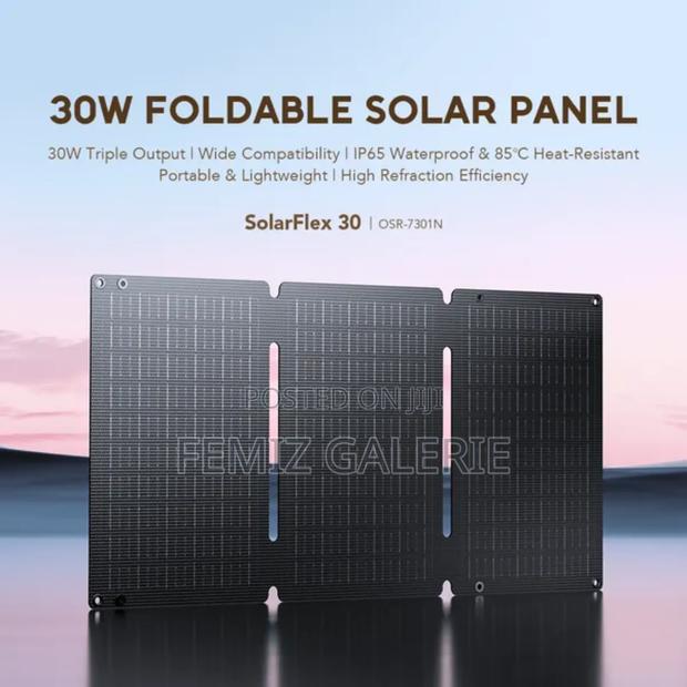 Oraimo Solarflex 30 30w Portable Solar Panel · Photo 2