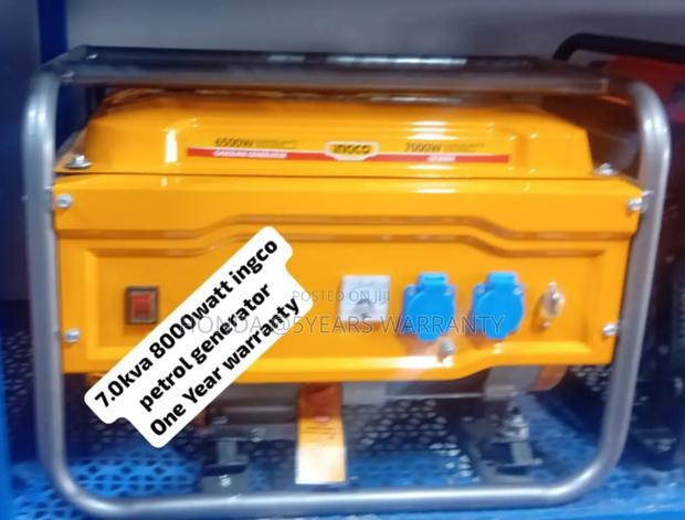 Commercial Power Solution Ingco 7kva 7000watt Petrol 7kva · Photo 1