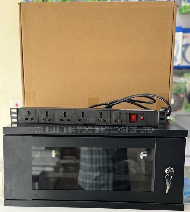 4u Network Cabinet With Fan and 6 Way Pdu · Photo 2