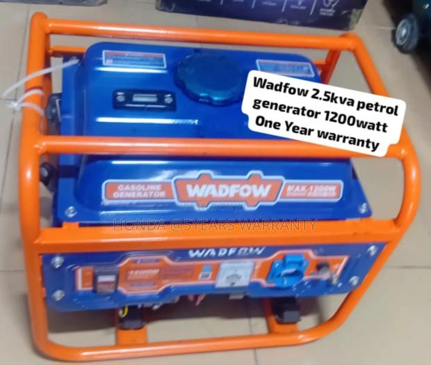 Fresh Inbox Wadfow 2.5kva Petrol Generator 1200watt Wadfow · Photo 1