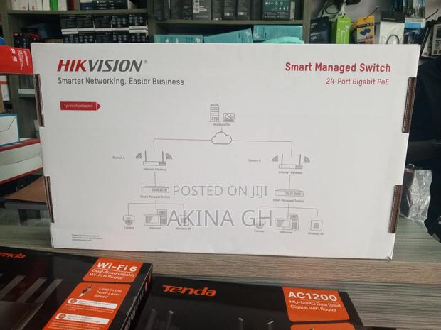 Hikvision 24 Port Gigabit Smart Managed Poe Switch Ds-3e1526p-Ei/M · Photo 3