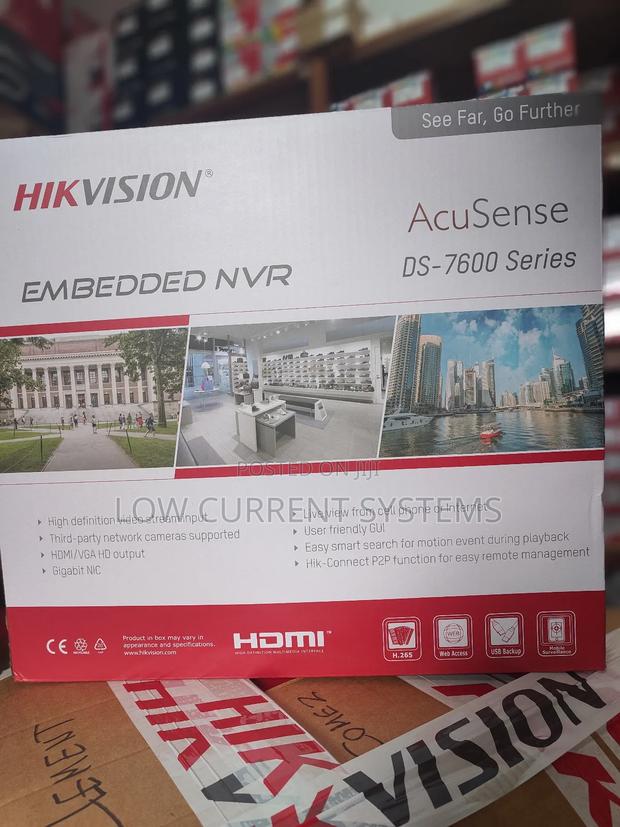 NVR Hikvision Non Poe 32 Channels Pro Serie Ds-7632nxi-(D) Acusense · Photo 2