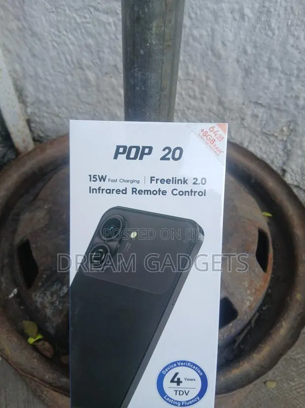 New Tecno Pop 20 64 GB Black · Photo 1