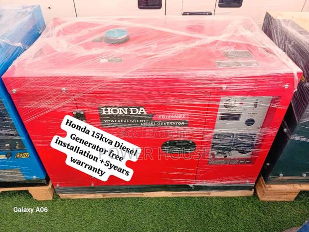 Jobsite Honda Diesel Generator 15kva Silent · Photo 1