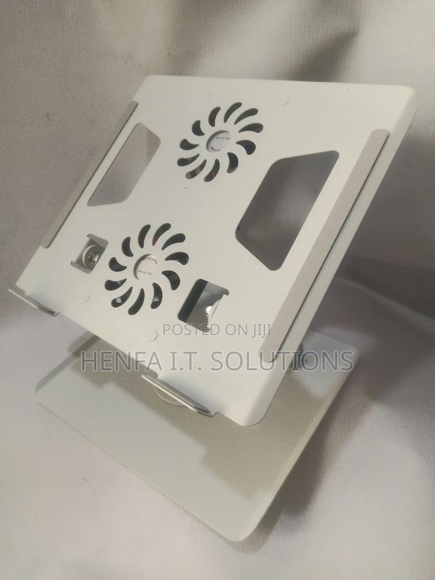 360° Metallic Laptop Stand With Inbuilt Double Fan · Photo 7