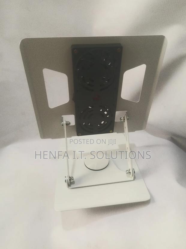 360° Metallic Laptop Stand With Inbuilt Double Fan · Photo 4