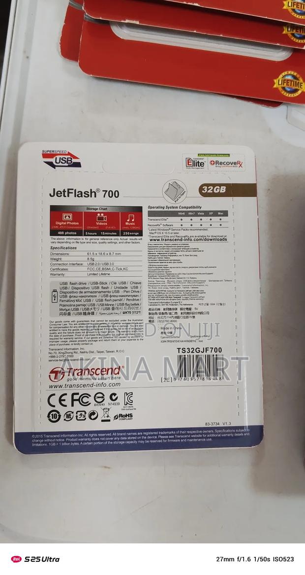 32gb Pen Drive Transcend 32gb Flash Drive · Photo 2