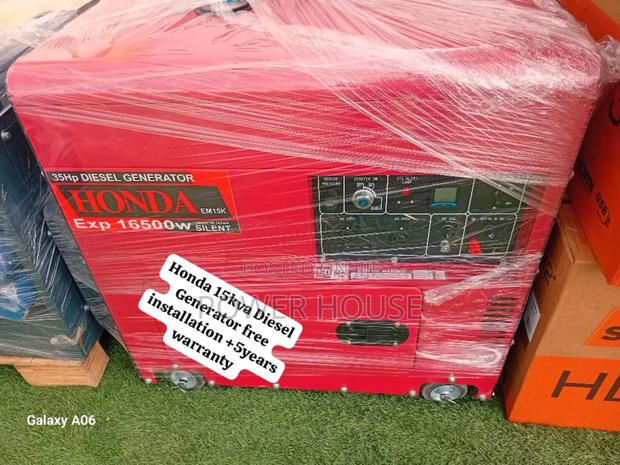 Long Runtime Honda Diesel Generator 15kva Silent · Photo 1