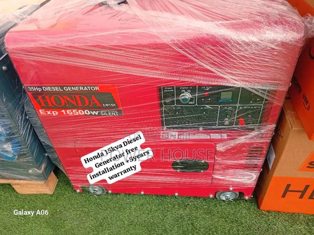 Low Fuel Consumption Honda Diesel Generator 15kva Silent · Photo 1