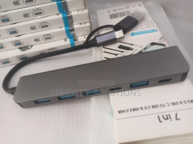 Usb 3.0 Type C Hub - Type C Adapter 7in1 · Photo 1