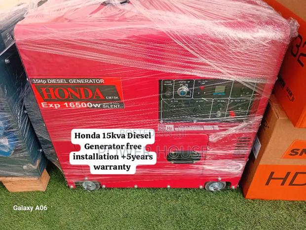 Quick Refill Honda Diesel Generator 15kva Silent · Photo 1