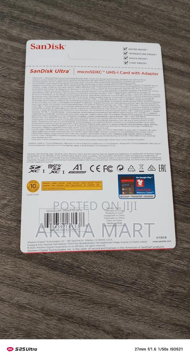 64gb Sandisk Sd Card · Photo 3