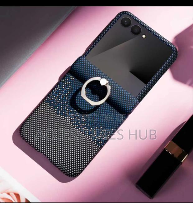 Z Flip 7 Stylish Cases With Ring and Inbuilt Protector · Photo 2