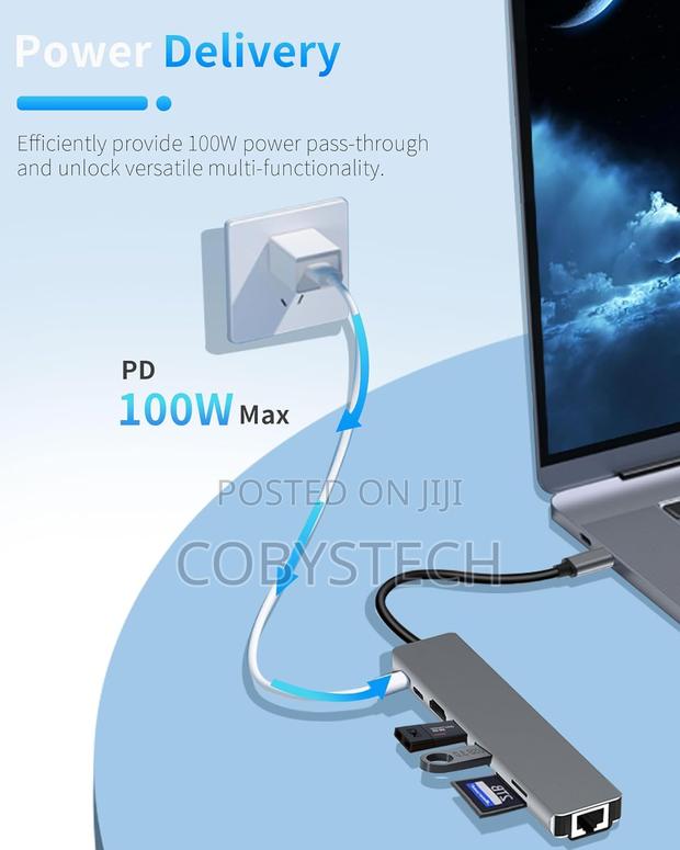 Multi-Functional 8-in-1 Usb 3.1 Type-C Hub Adapter · Photo 2