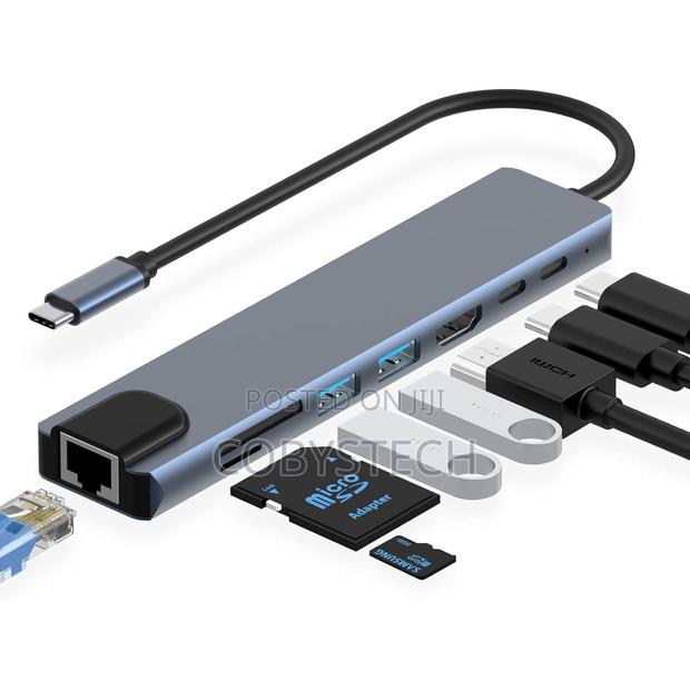 Multi-Functional 8-in-1 Usb 3.1 Type-C Hub Adapter · Photo 3