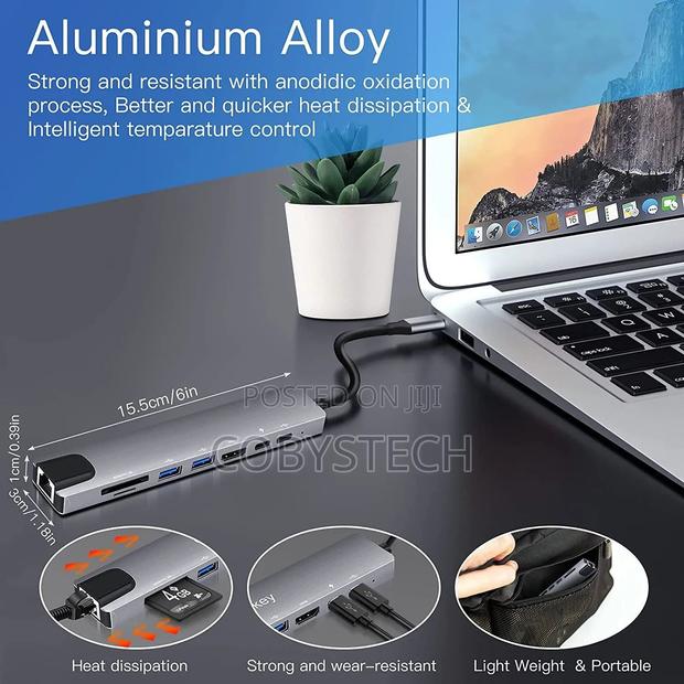 Multi-Functional 8-in-1 Usb 3.1 Type-C Hub Adapter · Photo 4