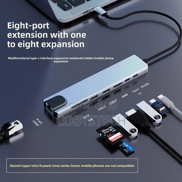 Multi-Functional 8-in-1 Usb 3.1 Type-C Hub Adapter · Photo 5