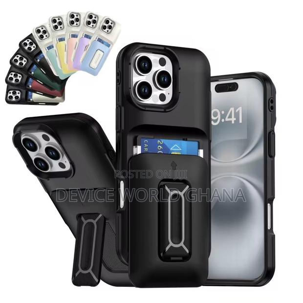 Max Armor Protective Card Case For iPhone 16promax 16pro 16plus 16 · Photo 1