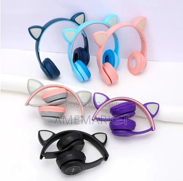 Cat Ear Wireless 5.0 Bluetooth Headphones Earphone With Mic · Photo 2