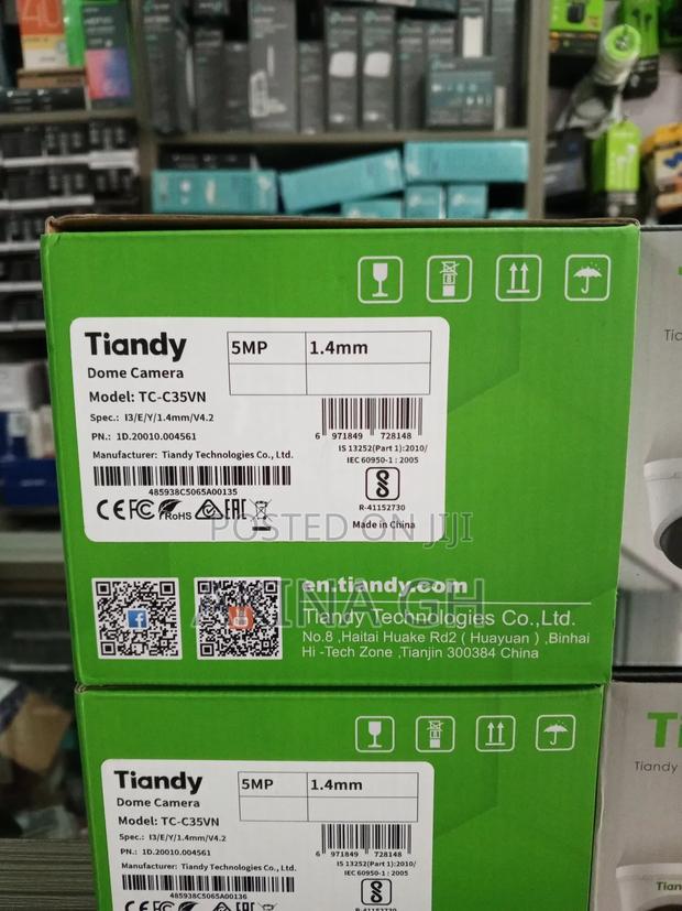 Tiandy Fisheye 5mp Dome Camera 1.4mm Lens Tc-C35vn · Photo 4