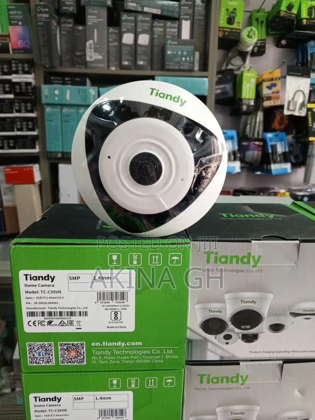 Tiandy Fisheye 5mp Dome Camera 1.4mm Lens Tc-C35vn · Photo 2