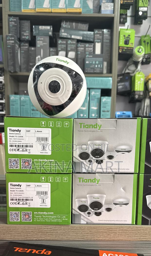 Tiandy 5mp Fisheye Dome Camera Tc-C35vn · Photo 1