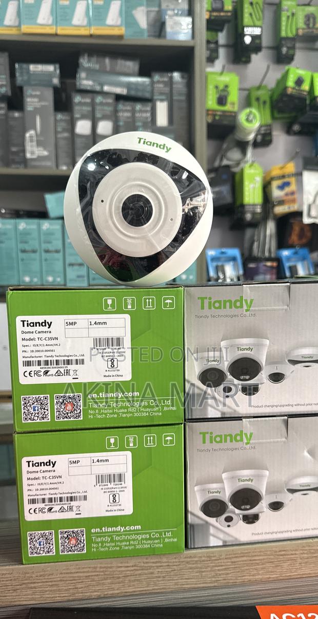 Tiandy 5mp Fisheye Dome Camera Tc-C35vn · Photo 4