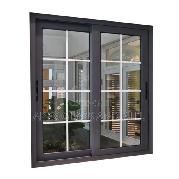 Cheap Grill Aluminum Sliding Windows · Photo 1
