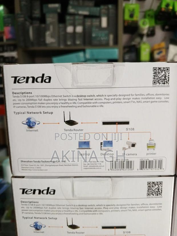 Tenda 8 Port Switch 10/100mbps S108 · Photo 2