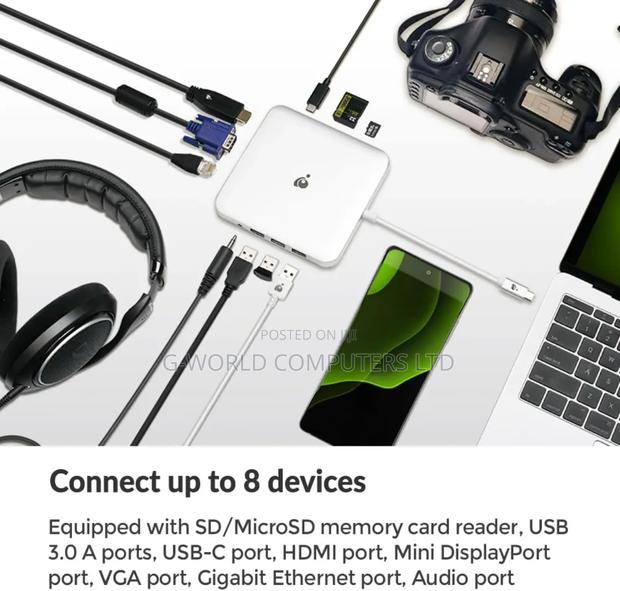 Iogear Compact USB-C Docking Station With Power Pass-Thru (Gud3c03) · Photo 4