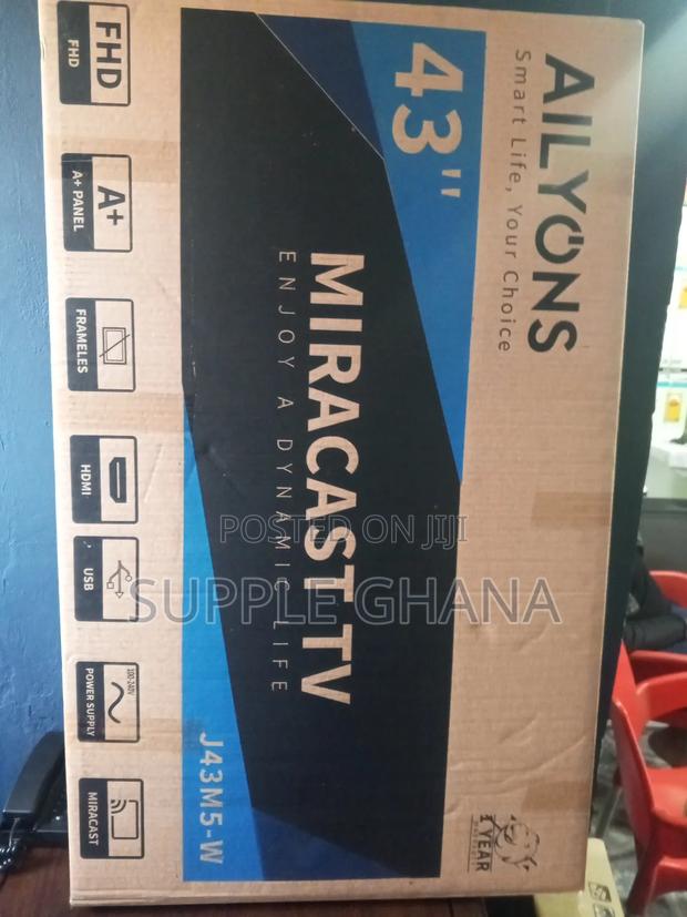 Ailyons Miracast 43 Tv Built in Satellite Receiver · Photo 1