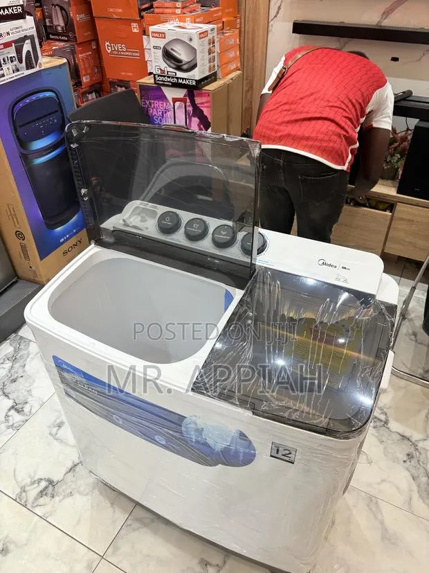Quality Midea 12kg Spin Dry Washing Machine(Transparent Lid) · Photo 1