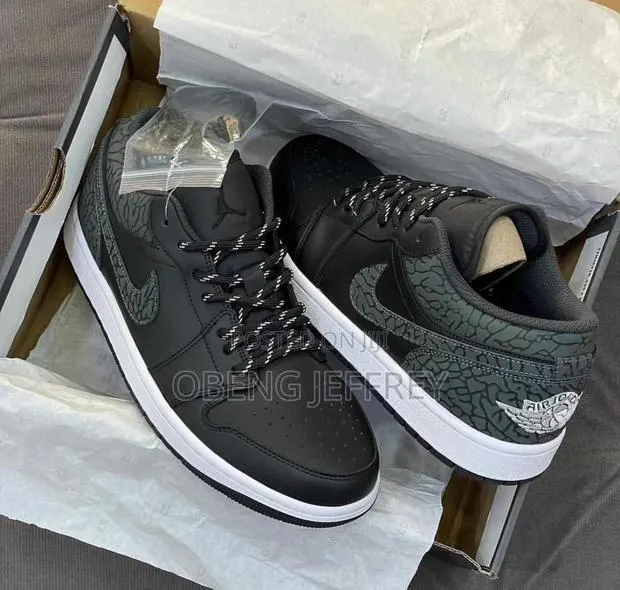 Original Air Jordan 1 Low Elephant · Photo 1