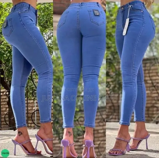 Ladies High Waisted Jeans Trousers · Photo 1