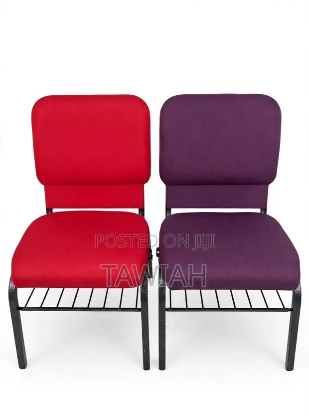 Padded Church Metal Frame Chairs · Photo 1
