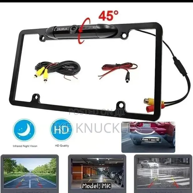 Car Number Plate Holder With Reverse/Rear View Camera US Type · Photo 1