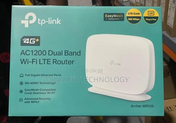 TP-Link 4G+ Cat6 AC1200 Wireless Dual Band Gigabit Router · Photo 1