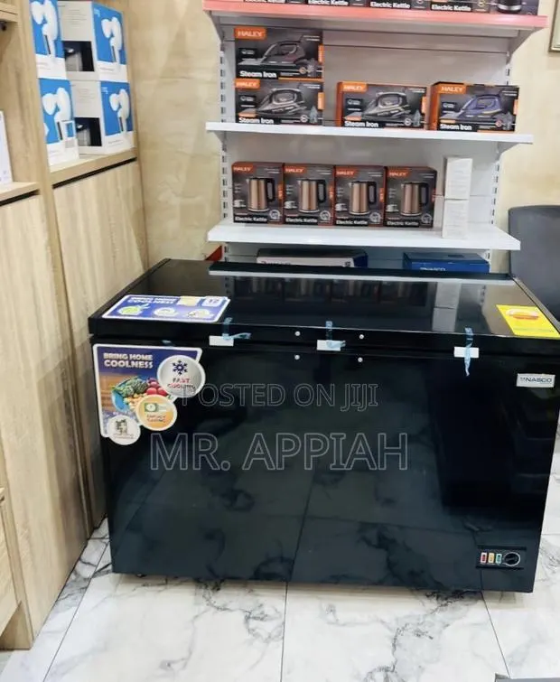 Low Consumption Nasco 400L 1 Door Chest Freezer(Black)Nas475 · Photo 1
