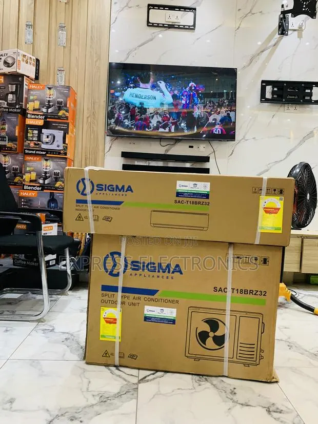 Eco Mode Function Split Sigma 2.0hp Split Air Conditioner White · Photo 1