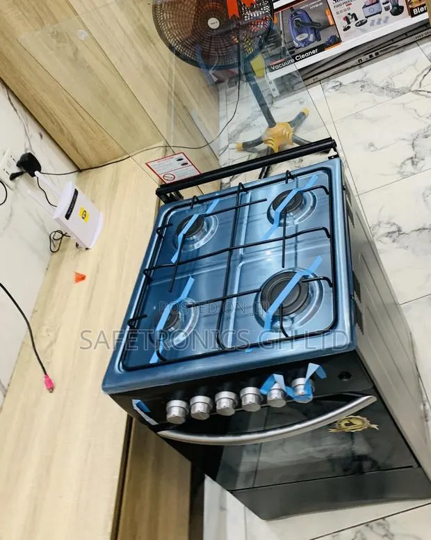 Super Powerful Black Volcano 4 Gas Cooker (50x50) Oven Grill · Photo 1