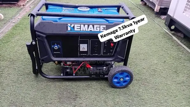 Brand New KEMAGE 7.5KVA Generator Ready for Delivery 7.5kva · Photo 1