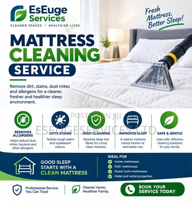 Mattress Cleaning Service – EsEuge Services · Photo 1