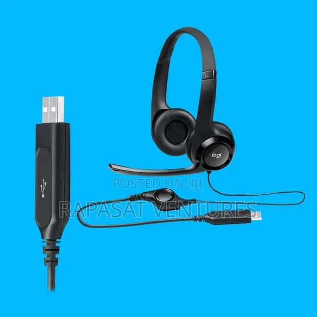 Logitech H390 USB Headset With Noise Canceling Microphone · Photo 1