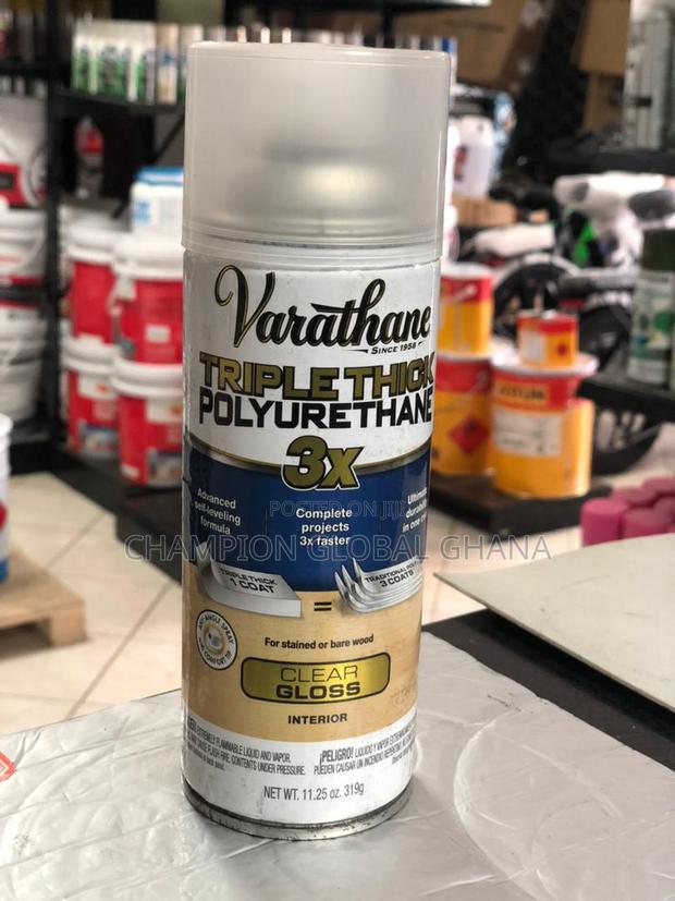 Varathane Tripple Polyurethane For Wood Spray · Photo 1