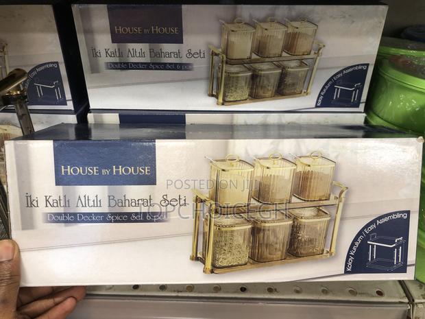 Spice Jar 6pcs Set With Rack · Photo 1