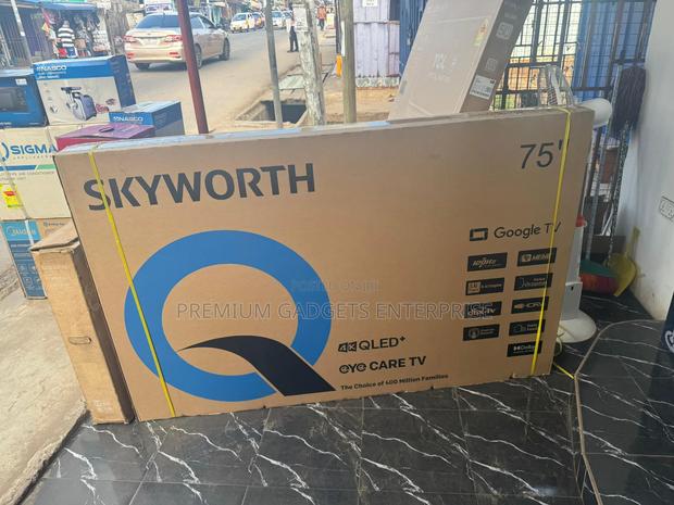 Skyworth 75-inch Qled+ Uhd 4k Smart Google Tv, Hdr10+ Wi-fi · Photo 1