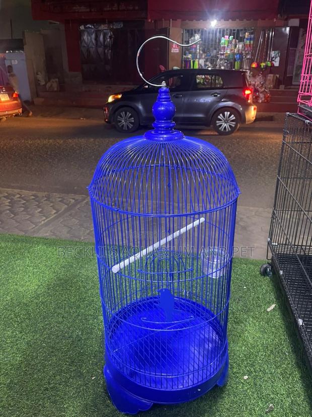 Metal Handle Long Birdcage · Photo 1